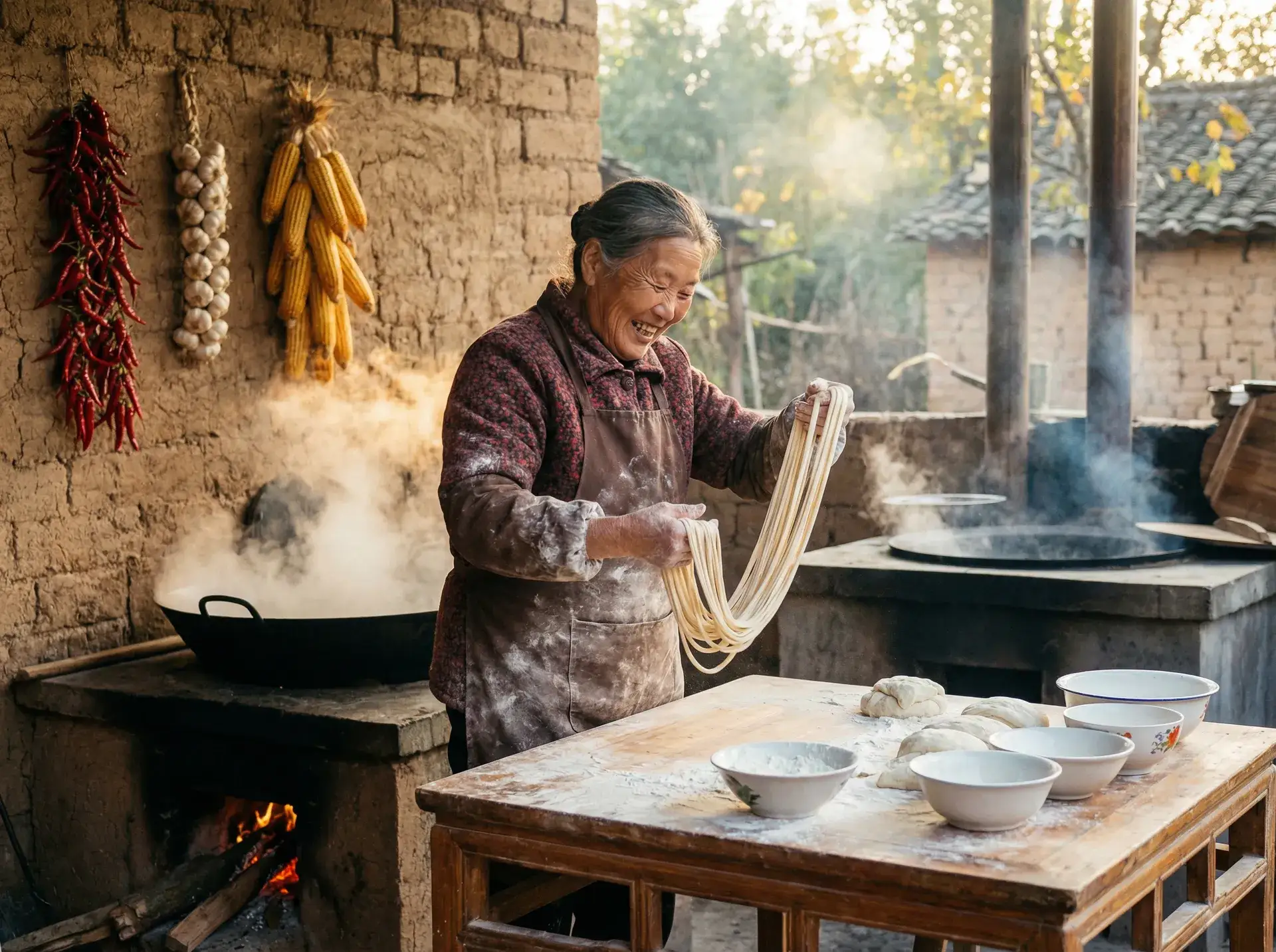 农家大嫂手擀面 - 88影视网免费的电视剧大全 乡村美食